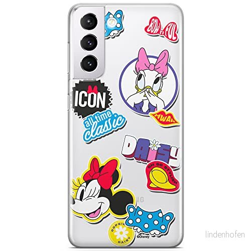 ERT GROUP mobiltelefonfodral för Samsung S21 PLUS originalt och officiellt licensierat Disney mönster Minnie 067 optimalt anpassad till formen på mobiltelefonen, gedeeltelijk transparant 5905131811714