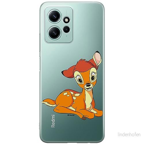 ERT GROUP mobiltelefonfodral för Xiaomi REDMI NOTE 12 4G originalt och officiellt licensierat Disney mönster Bambi 016 optimalt anpassad till formen på mobiltelefonen, gedeeltelijk transparant 5905511946067