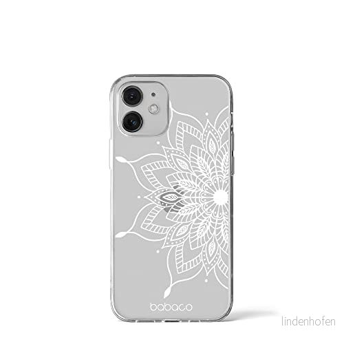 ERT GROUP mobiltelefonfodral för Iphone 12 Mini originalt och officiellt licensierat Babaco mönster Mandalas 004 optimalt anpassad till formen på mobiltelefonen, gedeeltelijk transparant 5904805830631