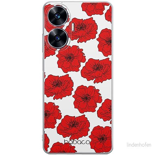 ERT GROUP mobiltelefonfodral för Realme C55 originalt och officiellt licensierat Babaco mönster Flowers 018 optimalt anpassad till formen på mobiltelefonen, fodral tillverkad av TPU plast 5905511863388