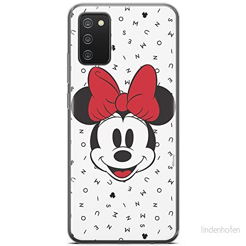 ERT GROUP mobiltelefonfodral för Samsung A02S originalt och officiellt licensierat Disney mönster Minnie 056 optimalt anpassad till formen på mobiltelefonen, fodral tillverkad av TPU plast 5903040225622