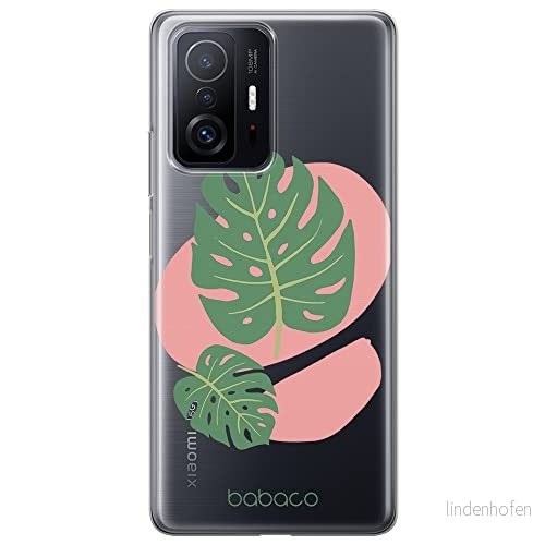 ERT GROUP mobiltelefonfodral för Xiaomi 11T 5G / PRO originalt och officiellt licensierat Babaco mönster Plants 011 optimalt anpassad till formen på mobiltelefonen, gedeeltelijk transparant 5904805559204