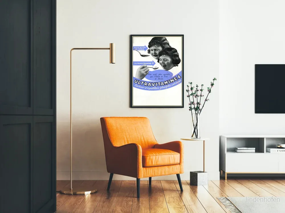 Vintage reklamposter Ultravitamines 4 för väggdekoration - Bild 2