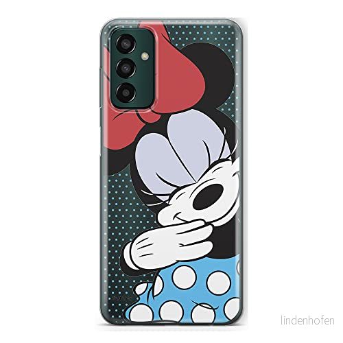 ERT GROUP mobiltelefonfodral för Samsung M13 4G originalt och officiellt licensierat Disney mönster Minnie 033 optimalt anpassad till formen på mobiltelefonen, gedeeltelijk transparant 5905511322175