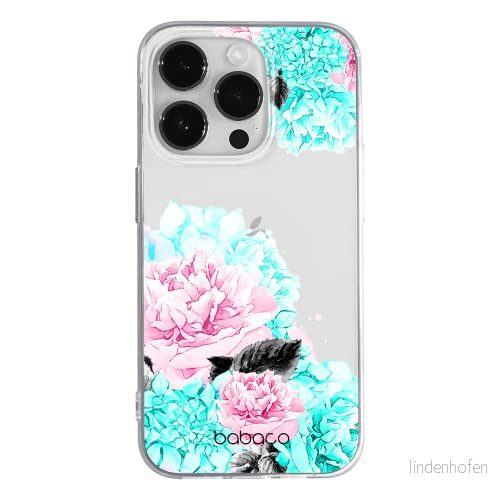 ERT GROUP mobiltelefonfodral för Apple Iphone 14 PRO originalt och officiellt licensierat Babaco mönster Flowers 002 optimalt anpassad till formen på mobiltelefonen, gedeeltelijk transparant 5905131918826