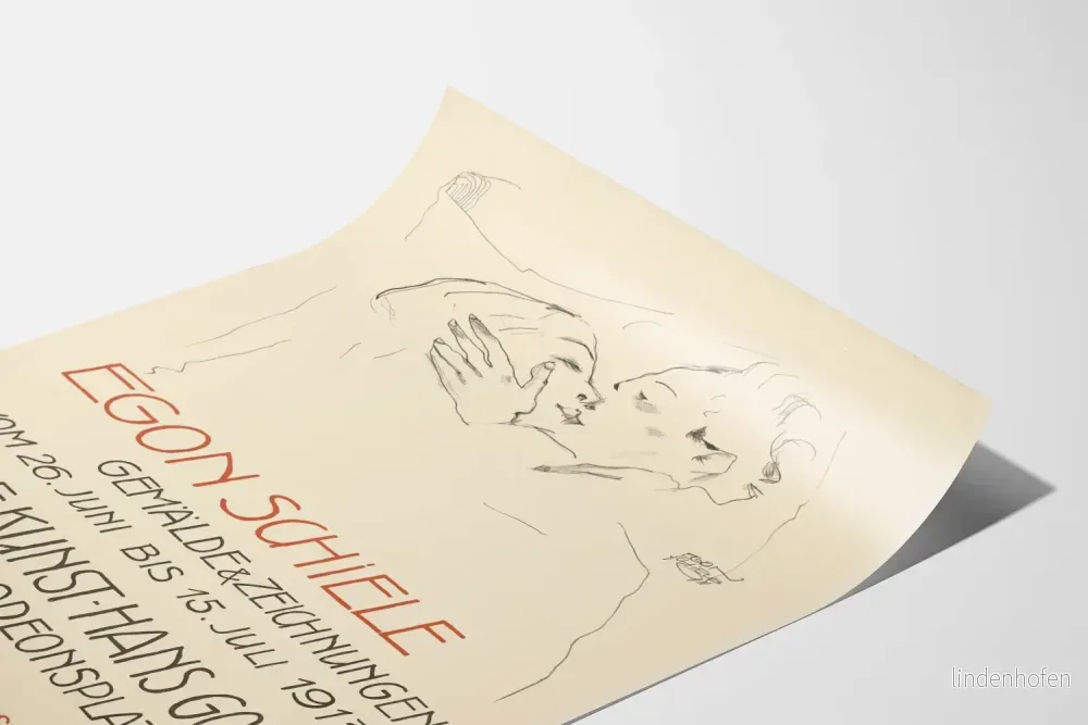 Egon Schiele - Utställning Neue Kunst 1913 Poster - Bild 3
