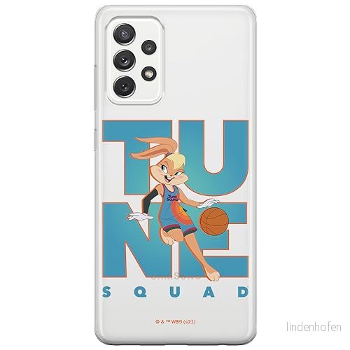 ERT GROUP mobiltelefonfodral för Samsung A52 5G / LTE 4G A52S originalt och officiellt licensierat Looney Tunes mönster Space Jam 007, gedeeltelijk transparant 5905511030377