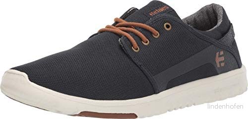 Etnies Scout, låg topp träningsskor för män, Blå 470 Marinblå Guld 470, 38.5 EU 889262363302