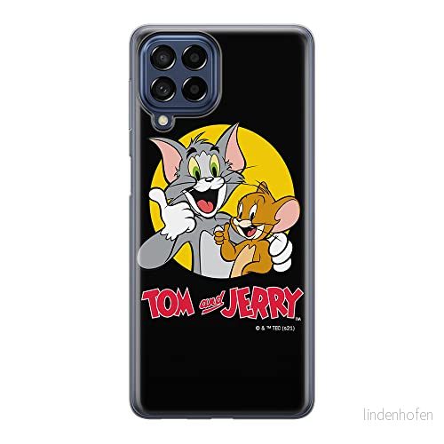 ERT GROUP mobiltelefonfodral för Samsung M33 5G originalt och officiellt licensierat Tom & Jerry mönster 013 optimalt anpassad till formen på mobiltelefonen, fodral tillverkad av TPU plast 5905511351588