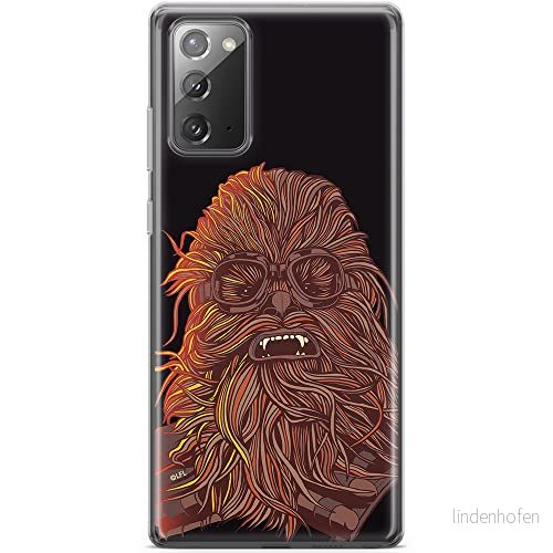 ERT GROUP mobiltelefonfodral för Samsung GALAXY NOTE 20 originalt och officiellt licensierat Star Wars mönster Chewbacca 007 anpassad till formen på mobiltelefonen, fodral tillverkad av TPU plast 5903040456125