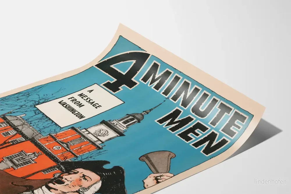 Vintageposter 4 Minute Men - Meddelande från Washington - Bild 3