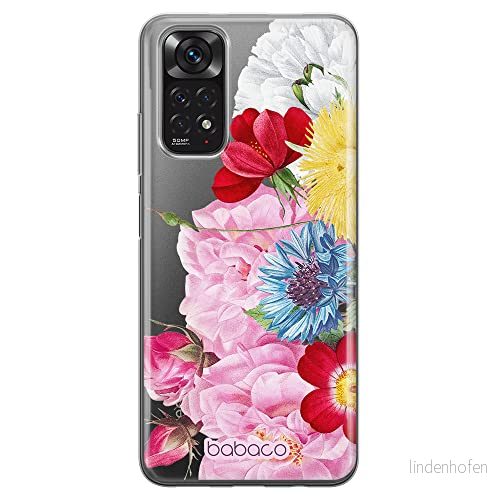 ERT GROUP mobiltelefonfodral för Xiaomi REDMI 10 originalt och officiellt licensierat Babaco mönster Flowers 056 anpassad till formen på mobiltelefonen, gedeeltelijk transparant 5905131362223