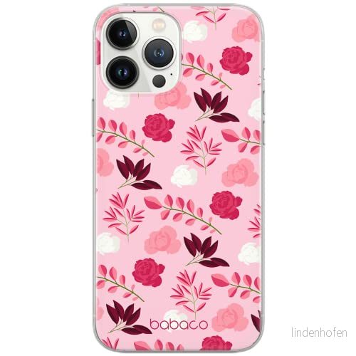 ERT GROUP mobiltelefonfodral för Huawei P30 Lite originalt och officiellt licensierat Babaco mönster Flowers 020 Vit optimalt anpassad till formen på mobiltelefonen, fodral tillverkad av TPU plast 5903932642476