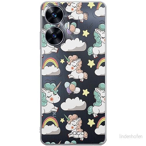 ERT GROUP mobiltelefonfodral för Realme C55 originalt och officiellt licensierat Babaco mönster Unicorn 001 optimalt anpassad till formen på mobiltelefonen, gedeeltelijk transparant 5905511859633