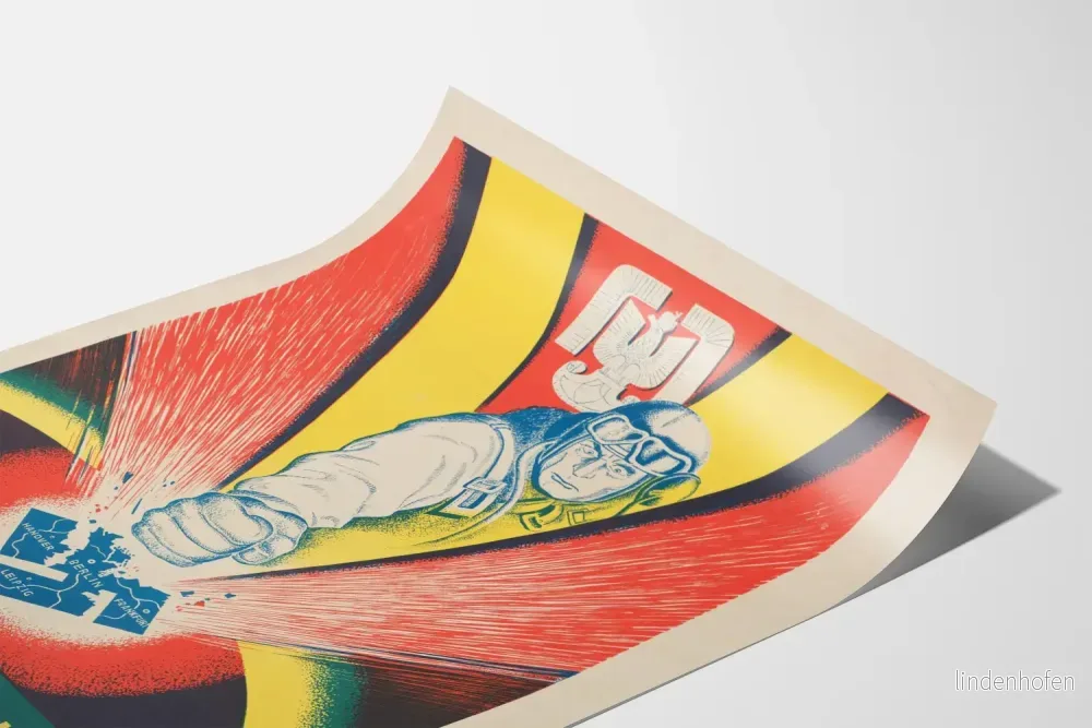 Vintageposter Avenging Poland - Retroinspirerad väggdekoration - Bild 3