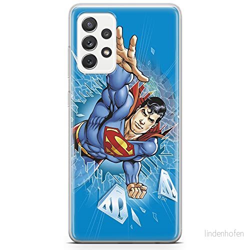 ERT GROUP mobiltelefonfodral för Samsung A33 5G originalt och officiellt licensierat DC mönster Superman 005 optimalt anpassad till formen på mobiltelefonen, fodral tillverkad av TPU plast 5904805353055