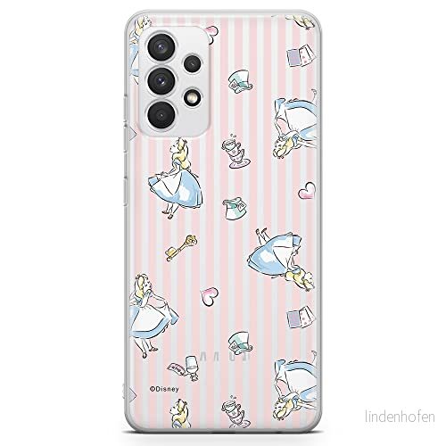 ERT GROUP mobiltelefonfodral för Samsung A32 4G LTE originalt och officiellt licensierat Disney mönster Alice 001 optimalt anpassad till formen på mobiltelefonen, gedeeltelijk transparant 5903040467350