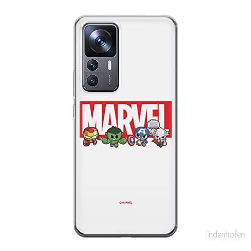 ERT GROUP mobiltelefonfodral för Xiaomi 12T/12T pro/K50 Ultra originalt och officiellt licensierat Marvel mönster 009 optimalt anpassad till formen på mobiltelefonen, fodral tillverkad av TPU plast 5905511583293