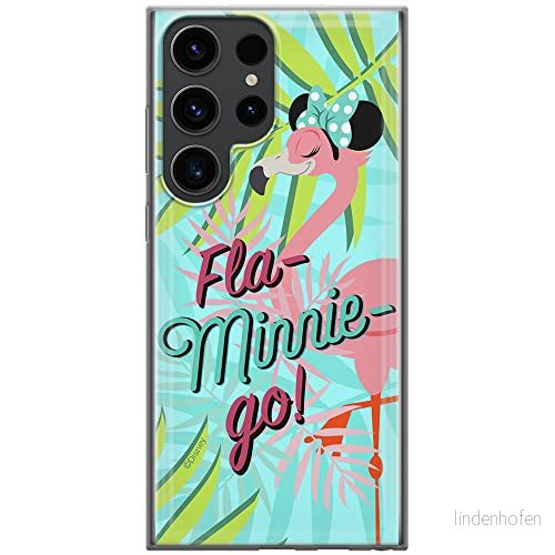 ERT GROUP mobiltelefonfodral för Samsung S23 ULTRA originalt och officiellt licensierat Disney mönster Minnie 041 optimalt anpassad till formen på mobiltelefonen, fodral tillverkad av TPU plast 5905511456900