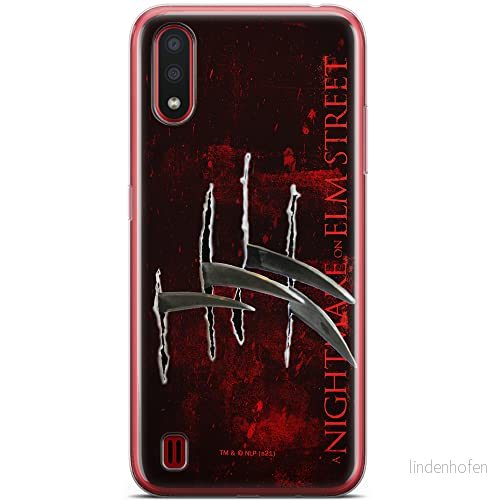 ERT GROUP mobiltelefonfodral för Samsung A01 originalt och officiellt licensierat Horror mönster Nightmare of Elm Street 004 anpassad till formen på mobiltelefonen, fodral tillverkad av TPU plast 5905511077402