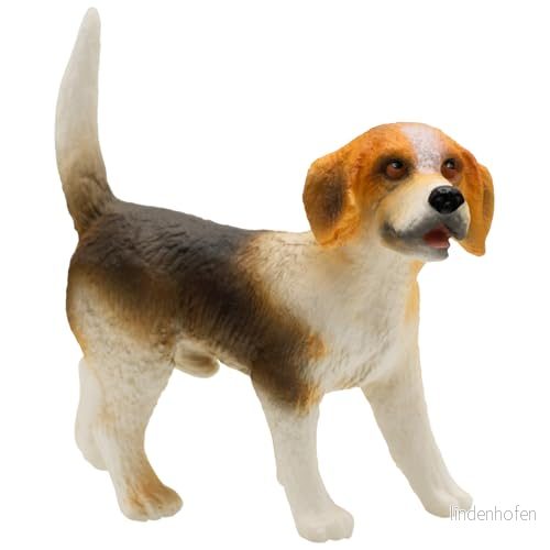 Bullyland 65424 Spelfigur, Beagle Henry, ca 6,2 cm, perfekt som en tårtfigur, detaljrikt, PVC fri, fantastisk present till barn för fantasifull lek 4007176654248