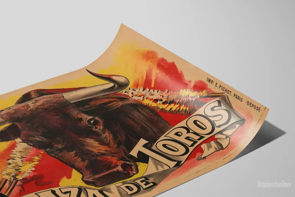 Vintageposter för Plaza de Toros dekorativ - Bild 2