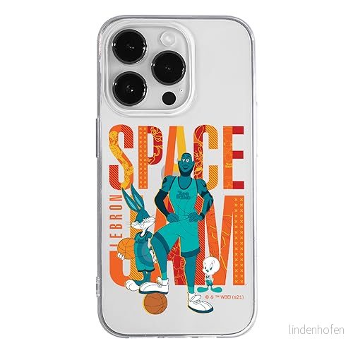 ERT GROUP mobiltelefonfodral för Iphone 14 PRO MAX originalt och officiellt licensierat Looney Tunes mönster Space Jam 002 anpassad till formen på mobiltelefonen, fodral tillverkad av TPU plast 5905511017989