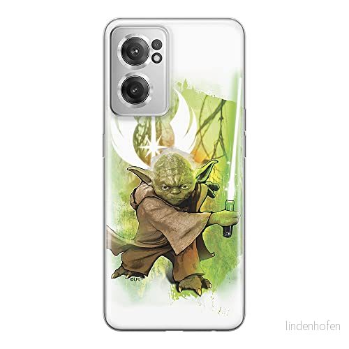 ERT GROUP mobiltelefonfodral för Oneplus NORD CE 2 originalt och officiellt licensierat Star Wars mönster Yoda 005 optimalt anpassad till formen på mobiltelefonen, fodral tillverkad av TPU plast 5905511285982