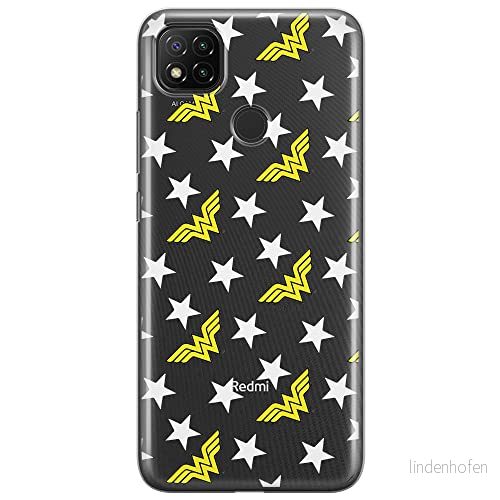 ERT GROUP mobiltelefonfodral för Xiaomi REDMI 9C originalt och officiellt licensierat DC mönster Wonder Woman 007 optimalt anpassad till formen på mobiltelefonen, gedeeltelijk transparant 5903040281031