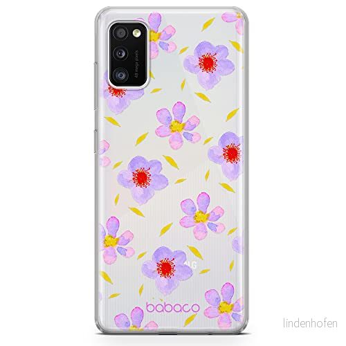 ERT GROUP mobiltelefonfodral för Samsung A41 originalt och officiellt licensierat Babaco mönster Flowers 022 optimalt anpassad till formen på mobiltelefonen, gedeeltelijk transparant 5903932650983