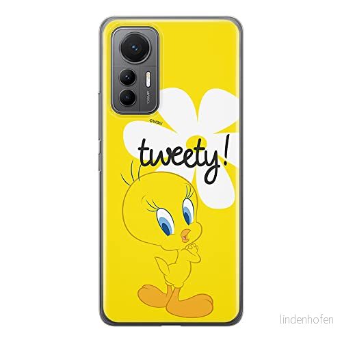 ERT GROUP mobiltelefonfodral för Xiaomi 12 LITE originalt och officiellt licensierat Looney Tunes mönster Tweety 005 optimalt anpassad till formen på mobiltelefonen, fodral tillverkad av TPU plast 5905511499044