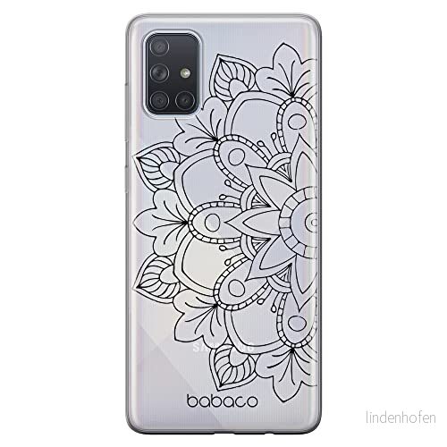 ERT GROUP mobiltelefonfodral för Samsung A71 5G originalt och officiellt licensierat Babaco mönster Mandalas 005 Vit optimalt anpassad till formen på mobiltelefonen, gedeeltelijk transparant 5904805832574