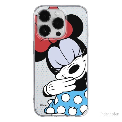 ERT GROUP mobiltelefonfodral för Apple Iphone 14 PRO originalt och officiellt licensierat Disney mönster Minnie 033 optimalt anpassad till formen på mobiltelefonen, gedeeltelijk transparant 5905131923110