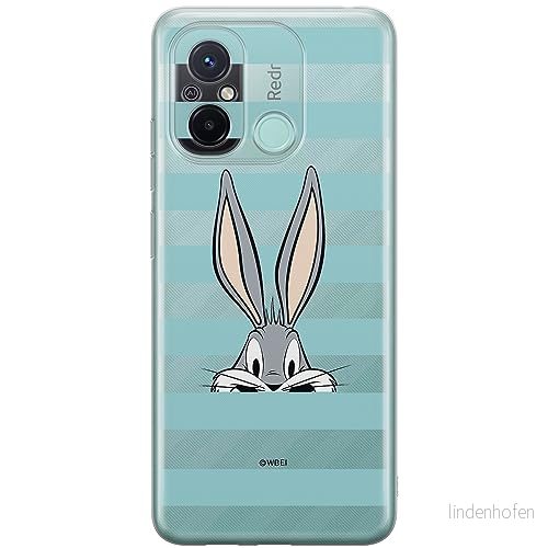 ERT GROUP mobiltelefonfodral för Xiaomi REDMI 12C/ 11A originalt och officiellt licensierat Looney Tunes mönster Bugs 011 anpassad till formen på mobiltelefonen, gedeeltelijk transparant 5905511841560