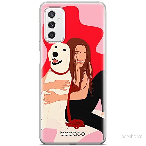 ERT GROUP mobiltelefonfodral för Samsung M52 5G originalt och officiellt licensierat Babaco mönster Dogs 006 Vit optimalt anpassad till formen på mobiltelefonen, fodral tillverkad av TPU plast 5905131003997