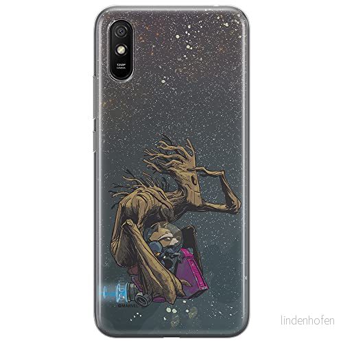 ERT GROUP mobiltelefonfodral för Xiaomi REDMI 9A originalt och officiellt licensierat Marvel mönster Guardians of the Galaxy 004 anpassad till formen på mobiltelefonen, fodral tillverkad av TPU plast 5903040308899