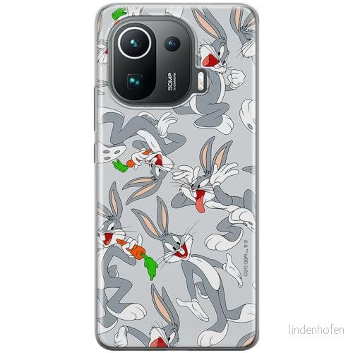 ERT GROUP mobiltelefonfodral för Xiaomi MI 11 PRO originalt och officiellt licensierat Looney Tunes mönster Bugs 013 optimalt anpassad till formen på mobiltelefonen, fodral tillverkad av TPU plast 5905511658427