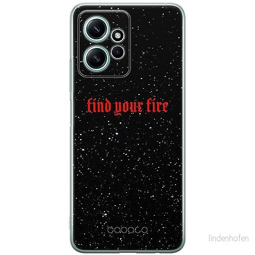 ERT GROUP mobiltelefonfodral för Xiaomi REDMI NOTE 12 4G originalt och officiellt licensierat Babaco mönster Find your fire 002 anpassad till formen på mobiltelefonen, fodral tillverkad av TPU plast 5905511943196