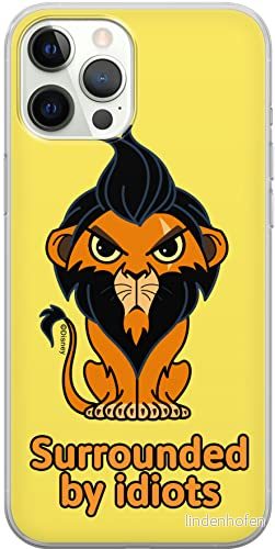 ERT GROUP mobiltelefonfodral för Iphone 12/12 PRO originalt och officiellt licensierat Disney mönster Scar 001 optimalt anpassad till formen på mobiltelefonen, fodral tillverkad av TPU plast 5905131440808