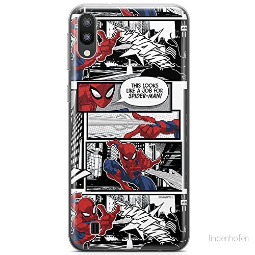 ERT GROUP mobiltelefonfodral för Samsung M10 originalt och officiellt licensierat Marvel mönster Spider Man 001 optimalt anpassad till formen på mobiltelefonen, fodral tillverkad av TPU plast 5904805461200