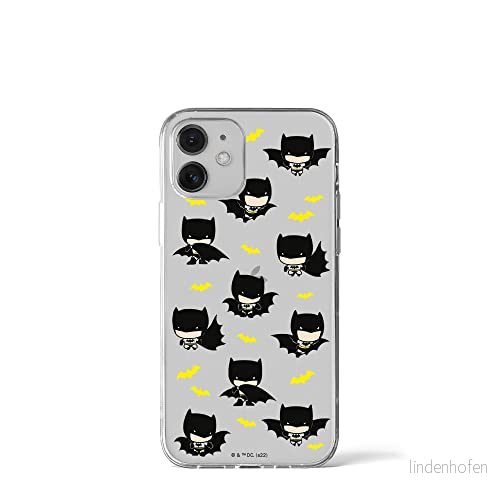 ERT GROUP mobiltelefonfodral för Iphone 12 Mini originalt och officiellt licensierat DC mönster Batman 077 optimalt anpassad till formen på mobiltelefonen, gedeeltelijk transparant 5905131503886