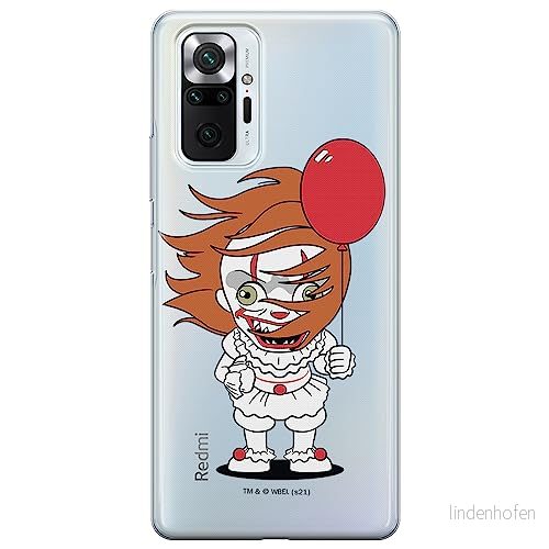 ERT GROUP mobiltelefonfodral för Xiaomi REDMI NOTE 10 PRO originalt och officiellt licensierat Horror mönster It 005 optimalt anpassad till formen på mobiltelefonen, gedeeltelijk transparant 5905131956125