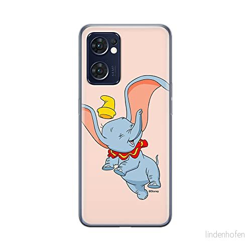 ERT GROUP mobiltelefonfodral för Oppo RENO 7 5G originalt och officiellt licensierat Disney mönster Dumbo 015 optimalt anpassad till formen på mobiltelefonen, fodral tillverkad av TPU plast 5905511317614