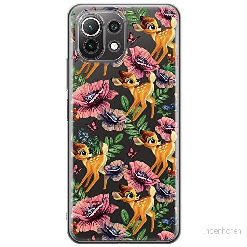 ERT GROUP mobiltelefonfodral för Xiaomi 11 LITE 4G/5G originalt och officiellt licensierat Disney mönster Bambi 015, gedeeltelijk transparant 5904805376719