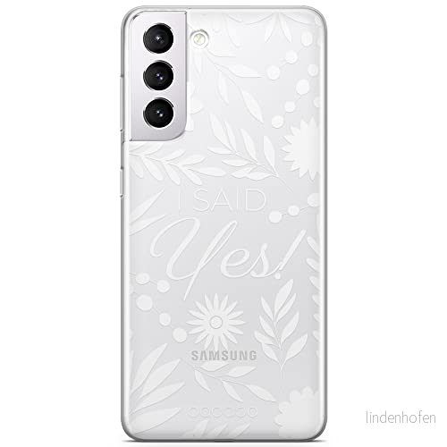 ERT GROUP mobiltelefonfodral för Samsung S21 PLUS originalt och officiellt licensierat Babaco mönster I said Yes! 002 Vit optimalt anpassad till formen på mobiltelefonen, gedeeltelijk transparant 5904805773723