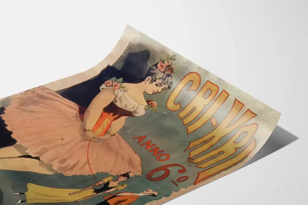 Vintageposter Cri-Kri Ballerina och Marionetter - Bild 3