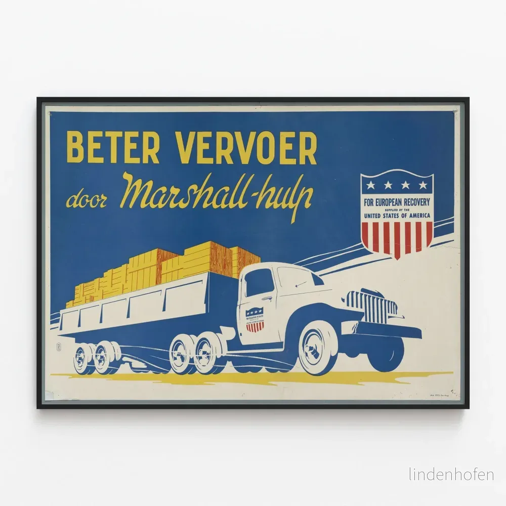 Vintageposter Better Transport av Marshall