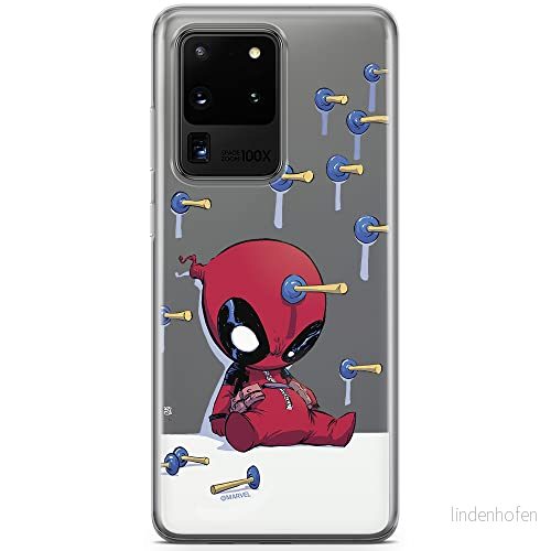 ERT GROUP Mobiltelefonskal för Samsung S20 Ultra original och officiellt licensierat Marvel mönster Deadpool 005 optimalt anpassat till mobiltelefonens form, delvis transparent 5903537497716