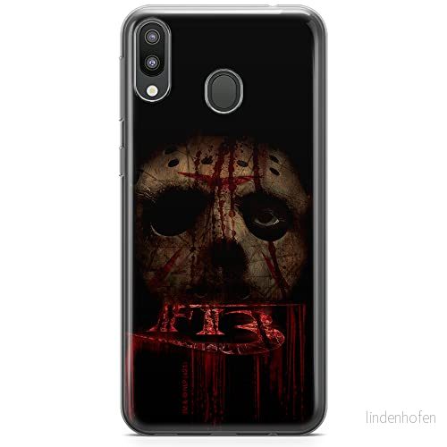ERT GROUP mobiltelefonfodral för Samsung M20 originalt och officiellt licensierat Horror mönster Friday the 13th 013 optimalt anpassad till formen på mobiltelefonen, fodral tillverkad av TPU plast 5905511109967