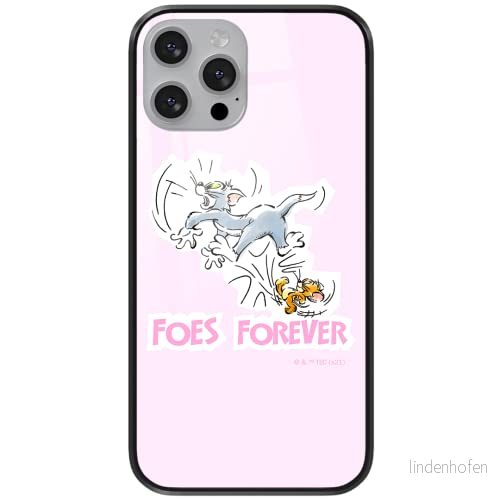 ERT GROUP mobiltelefonfodral för Apple Iphone 7 PLUS/ 8 PLUS originalt och officiellt licensierat Tom and Jerry mönster 010 tillverkad av härdat glas, anpassat till mobilens form, skyddsfodral 5904805265990